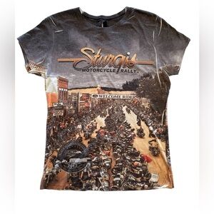 Sturgis Tee Shirt Womens XXL Black Hills Motor Classic 72nd Annual Rally SD NWT
